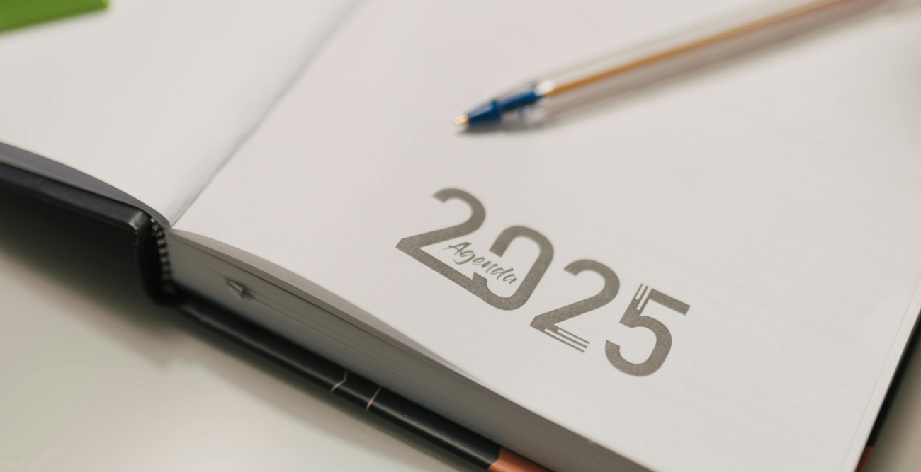 Imagem de uma agenda