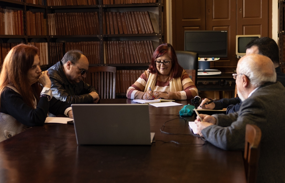 Reunião com beneficiários